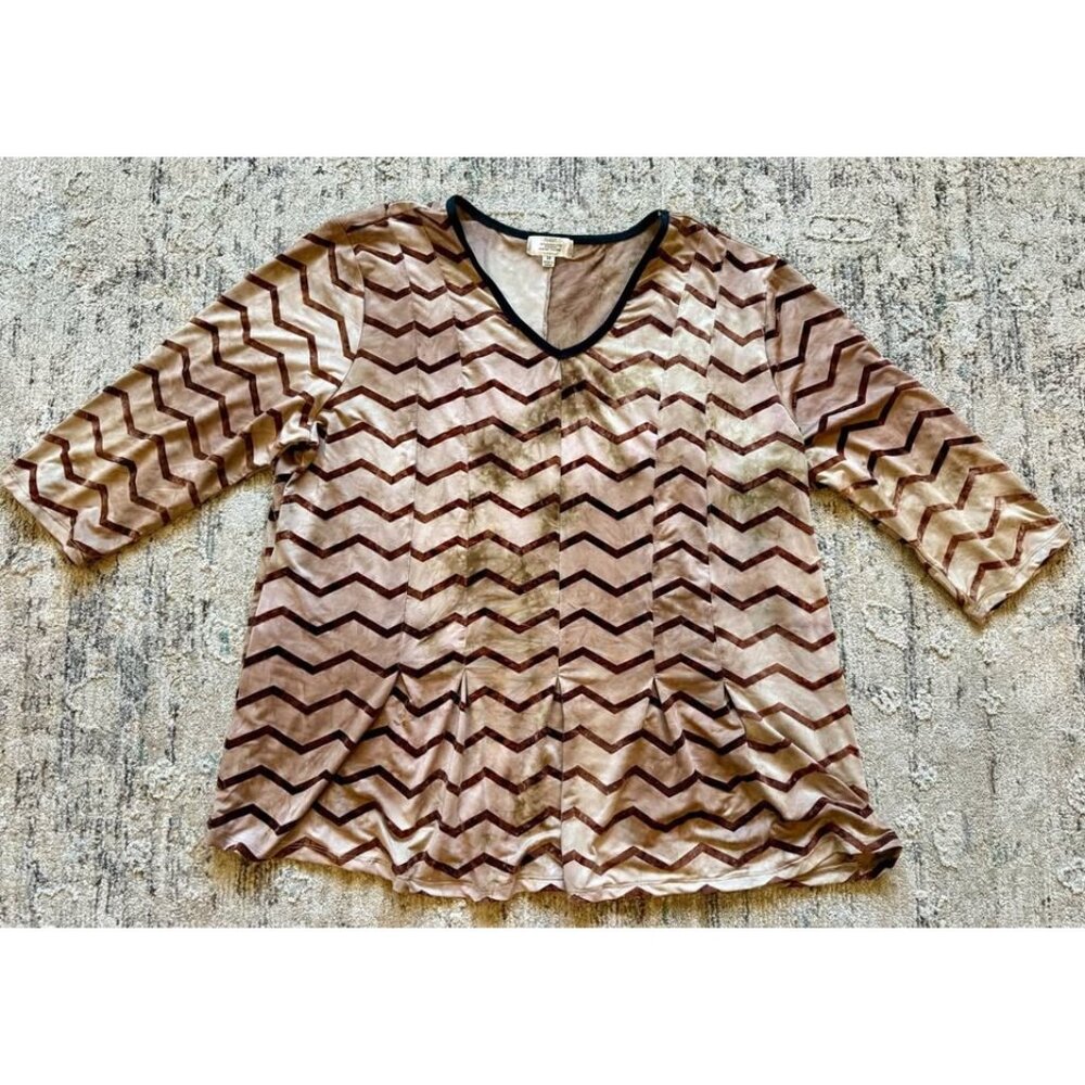 Shannon Ford New York Women’s Top Size 2X Tan